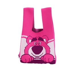 Disney Полиэстеровая вязаная сумка Regular женская Multicolor disney lw-knb-01 | rose strawberry bear - handbag