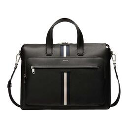 Bally Кожаная наплечная сумка, через плечо, мужская черная 6307866