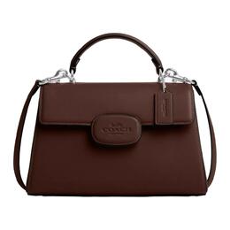 Сумка через плечо Eliza Refined Calfskin, кросс-боди, женская большая сумка Maple Coach ct852-svmpl