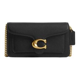 Coach Сумка через плечо Tabby Cow Leather Small женская black cbf14-b4bk