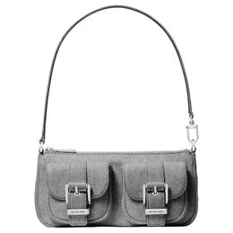 Тканевая сумка маленькая women's light gray Michael Kors 32s5szcu5c-021