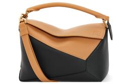 Loewe Кожаная сумка через плечо, кроссбоди, женская сумка Regular черная/коричневая a510p60x44-2727