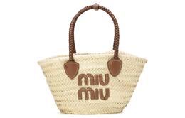 Miu Miu Рафия сумка мини женская бежевая 5bg273_2ddh_f0a5t