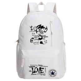 Converse Полиэстеровый рюкзак средний унисекс белый cv2413026ps-003(team378-24 f2) | heart