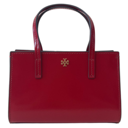 Tory Burch Мини-сумка Blake Patent Leather женская True Red 164018-600
