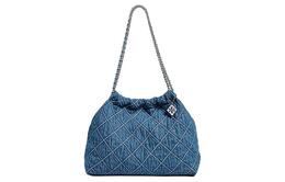 Tory Burch Джинсовая сумка, женская наплечная сумка blue 159265-426