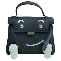 Hermes Кожаная сумка Kelly Doll Swift для женщин Emerald h079207cpai