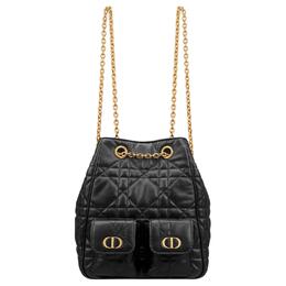 Christian Dior Кожаный рюкзак Caro Sheepskin Medium женский black m3375uuvb-m900
