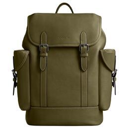 Coach Кожаный рюкзак hitch large мужской olive green cv982-olv