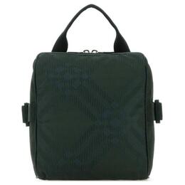 Burberry Жаккардовая клетчатая сумка-кроссбод Green 80834361