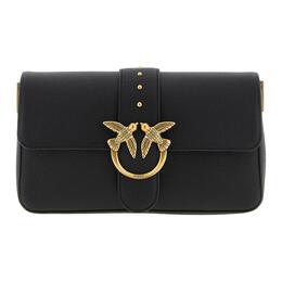 Pinko Сумка через плечо из козьей кожи LOVE Series, черная 104524-a2ox-z99q