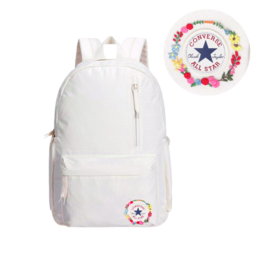 Converse Полиэстеровый рюкзак средний унисекс белый cv2413026ps-003（team1390-繁华春旅） | white