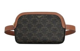 Маленькая поясная сумка Triomphe Canvas унисекс Tawny Celine 192672bzj.04lu