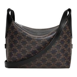 Celine Женская сумка через плечо CANVAS Calfskin черная 122332guk