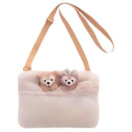 Disney Полиэстеровая сумка через плечо женская розовая 达菲雪莉玫毛绒斜挎包