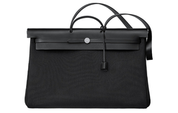 Hermes Сумка через плечо Canvas With Leather женская black h077787ckaa