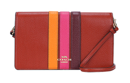 Coach Сумка через плечо Anna из коровьей кожи, маленькая женская красная мультиколор 2632-imr6b