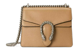 Gucci Кожаная сумка dionysus bacchus с цепью наплечная через плечо мини women's brown 421970-caogn-2893