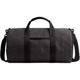 Coach Кожаная сумка через плечо, дорожная сумка men's black cbf22-blk