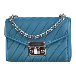 Michael Kors Коллекция сумок Velour кроссбоди, женская сумка через плечо Peacock Blue 35h1sx0c1c-lagoon