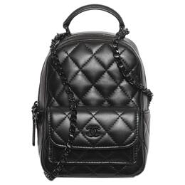 Chanel Классический рюкзак CF из ягненка мини женский Black ap3753-b06311-94305