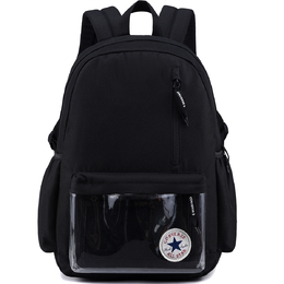 Полиэстеровый рюкзак для студентов unisex Converse, черный cv2213004ps-001(group224黑itab） | black