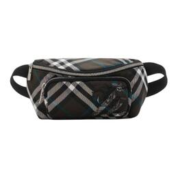 Burberry Полиэстер поясная сумка small мужская brown 81067151