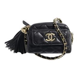 Chanel Сумка через плечо Grain Embossed Calfskin, кросс-боди Regular Women's черная ap4744-b20686-94305
