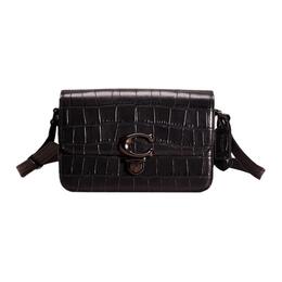 Coach Сумка-кроссбоди Studio Cow Leather, маленькая женская сумка через плечо, черная ck297-v5blk