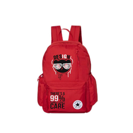 Converse Полиэстеровый рюкзак средний размер унисекс красный cv2213004ps-002(team183-墨镜熊) | red