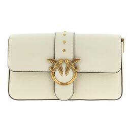 Pinko Сумка через плечо LOVE Series Goatskin, женская белая 104524-a2ox-z14q