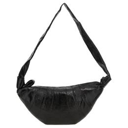 Lemaire Хлопковая сумка круассан, женская коричневая сумка через плечо среднего размера bg0001-lf1329-477