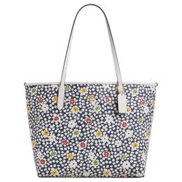 Coach Городская сумка из покрытого холста, большая женская наплечная сумка мультиколор cbi53-imy3j