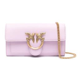 Pinko Кожаная сумка кросс-боди, женская наплечная сумка pink 100062-a0f1-wwgq