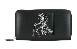 Givenchy Кожаный клатч-кошелек для монет Women's Black/White bc06340493-001