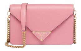 Prada Сумка через плечо saffiano leather, женская сумка pink 1bd318_nzv_f0442_v_cto