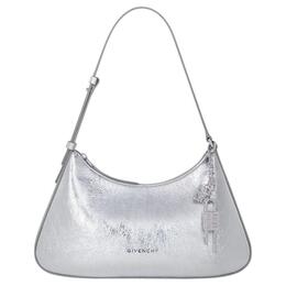 Givenchy Сумка через плечо Lucky Lock Calfskin, маленькая, женская, светло-серебристый bb511jb1zb-934