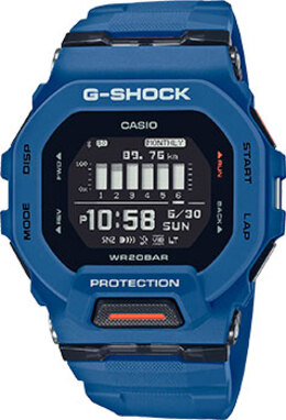 Японские наручные мужские часы Casio GBD-200-2. Коллекция G-Shock w236444