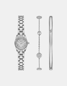 Женские часы Lexington с тремя стрелками, серебристые, нержавеющая сталь, серебристый цвет Michael Kors 151461800 | silver