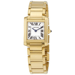 Cartier Tank Franaise Small 18kt Yellow Gold Quartz Ladies Watch wgta0031
