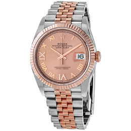 Rolex Datejust 36 Automatic Pink Diamond Dial Mens Steel and 18kt Everose Gold Jubilee Watch 126231PKRDJ