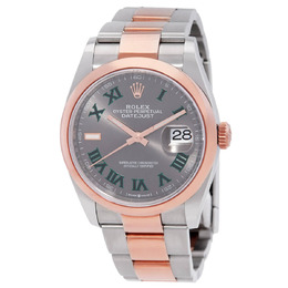 Rolex Datejust 36 Automatic Chronometer Grey Dial Watch Ref: 126201GYRO