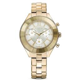 Swarovski Octea Lux Sport Chronograph Quartz Crystal Silver Dial Unisex Watch 5610517