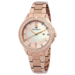 Technomarine Luna Quartz Crystal Ladies Watch tm-826009