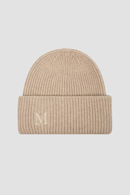 Max Mara: Бежевая шапка 