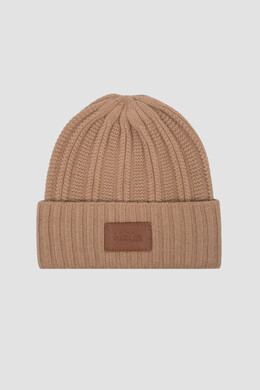 Max Mara: Бежевая шапка 