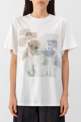 Max Mara: Футболка с принтом 