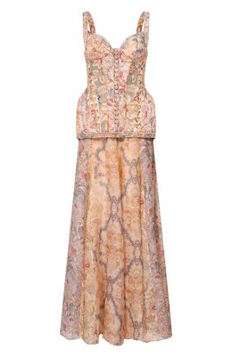 Zimmermann: Комбинированное платье 