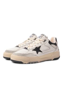 Golden Goose Deluxe Brand: Белые кеды 