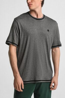 BOSS: Шёлковая футболка 